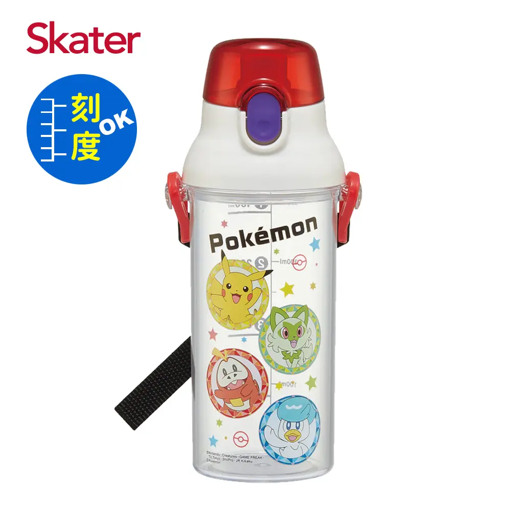 Skater定量飲水壺/ 480ml/ 寶可夢朱紫