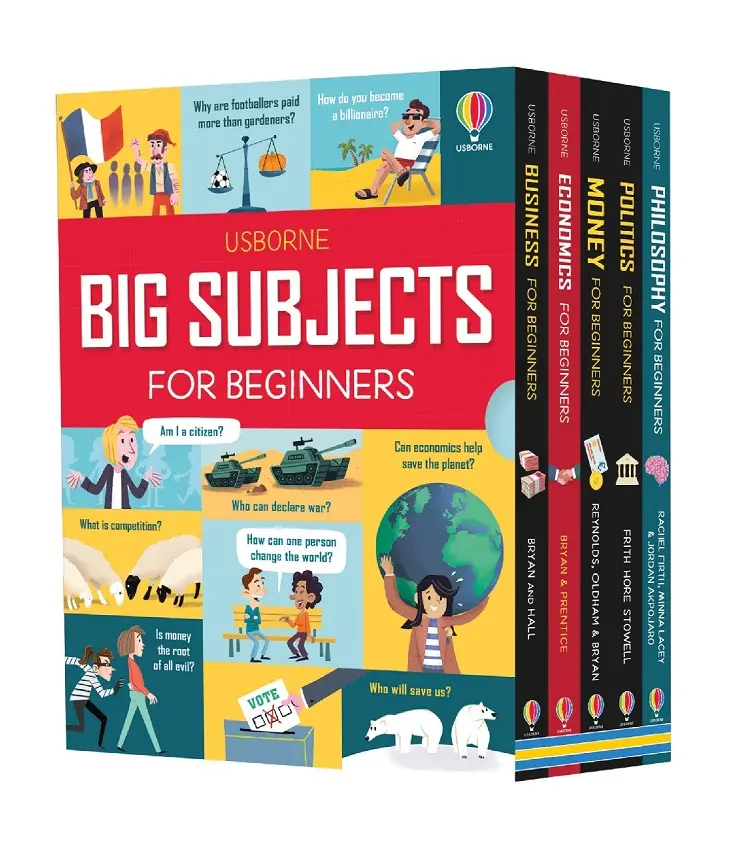 Usborne Big Subjects for Beginners 5 Books Collection Box Set (5冊合售)