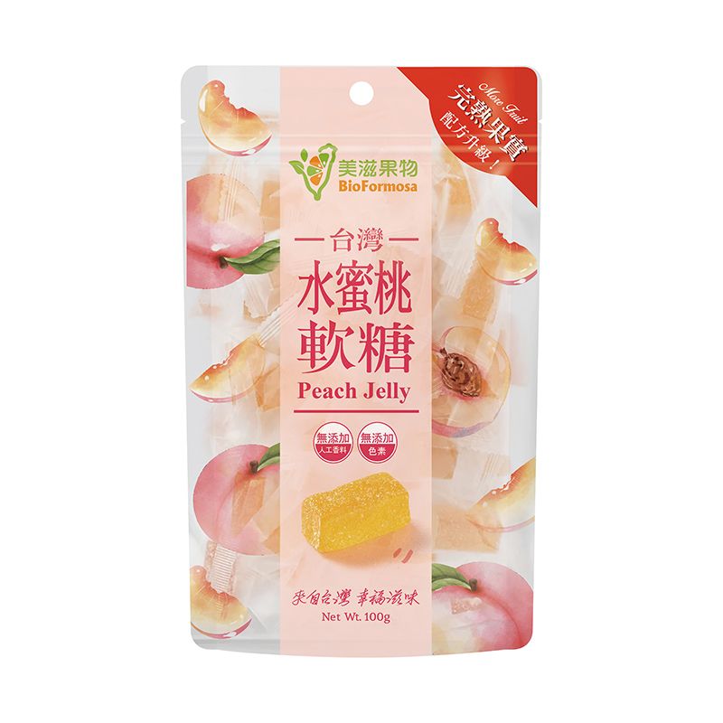 美滋果物水蜜桃果汁軟糖