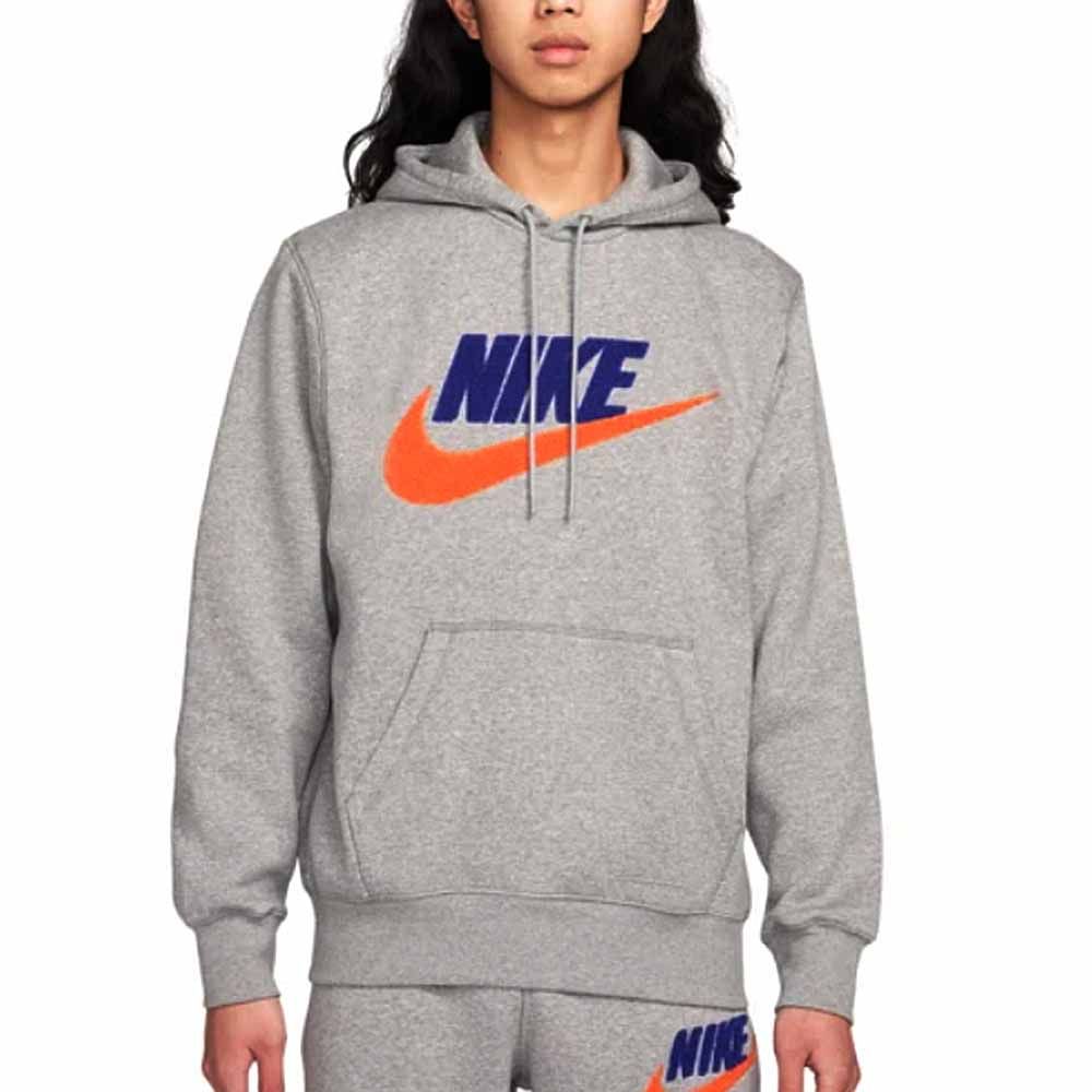 【NIKE】AS M NK CLUB BB PO CHNL FTRA 運動連帽上衣/灰色/男款-FN3105063/ L
