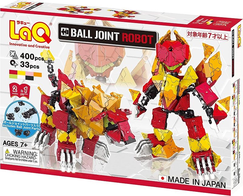 LaQ BJ機甲/ 烈焰獅/ 400pcs+33pcs