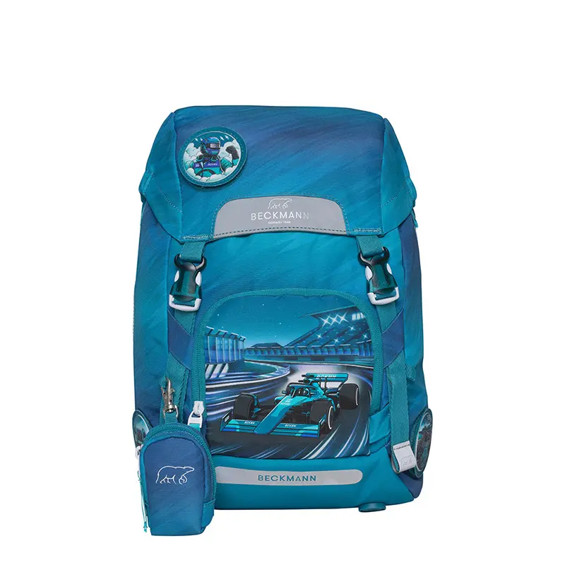 BECKMANN Classic兒童護脊書包/ 22L/ 旋風賽車