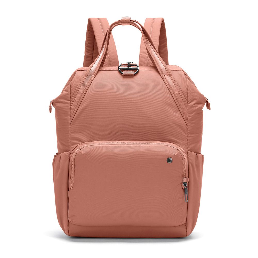 Pacsafe｜Citysafe CX 五大專利防盜 手提後背兩用包 17L /ECONYL®Fabric 玫瑰粉