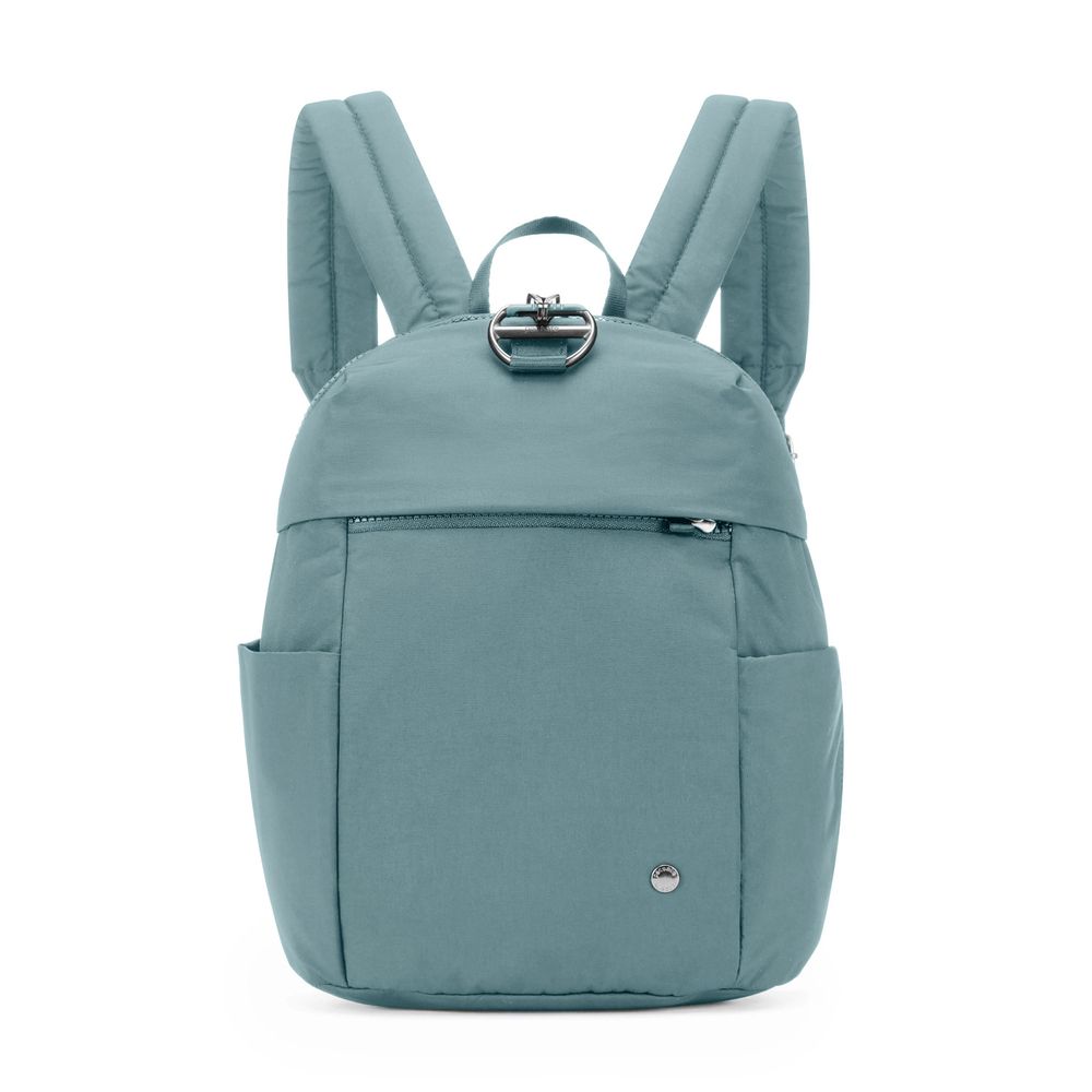 Pacsafe｜Citysafe CX 五大專利防盜 隨身後背包 8L /ECONYL®Fabric 沁心藍