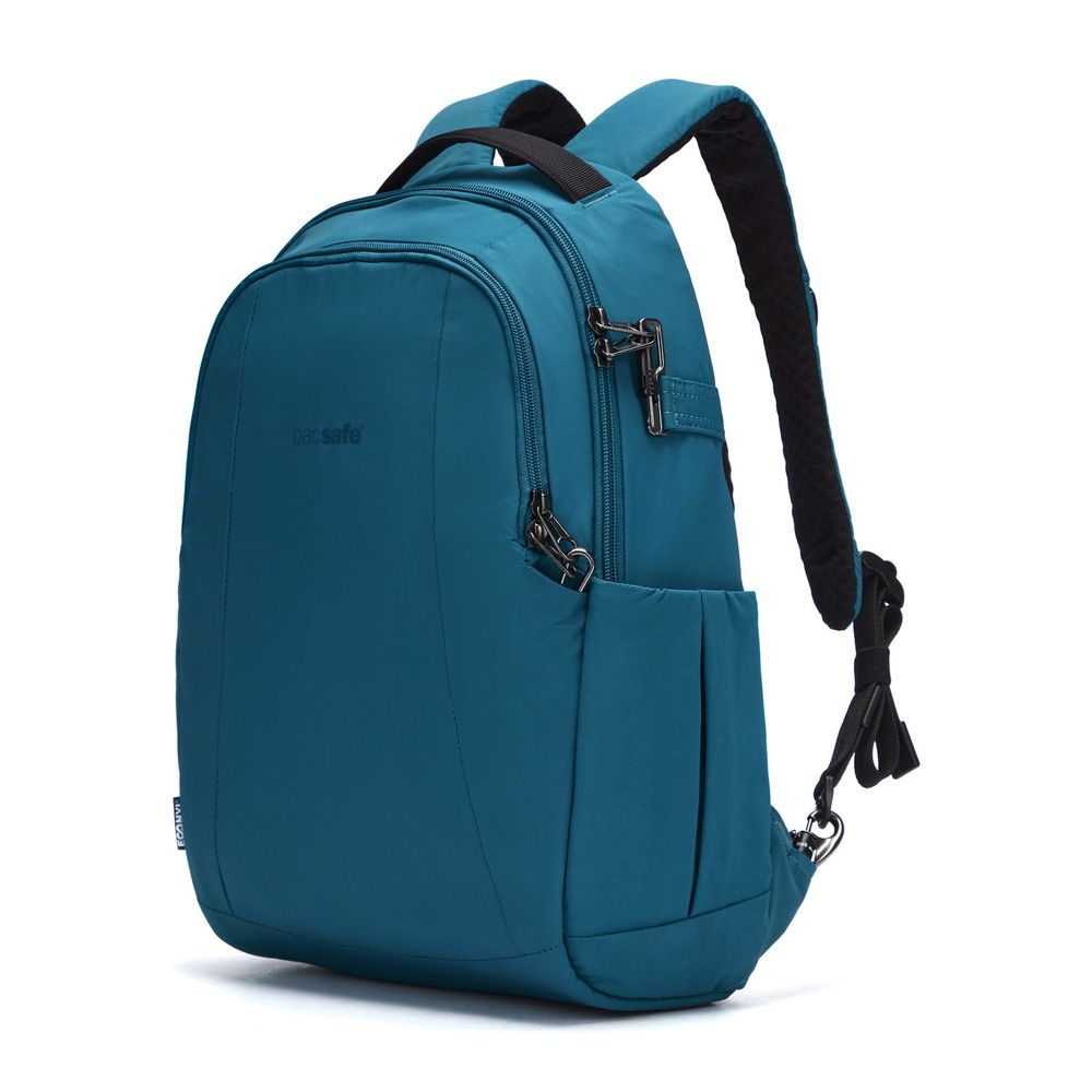 Pacsafe｜Metrosafe 六道防盜 都市雙肩後背包 15L /ECONYL®Fabric 潮汐藍