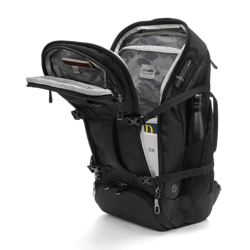 Pacsafe｜Venturesafe EXP35 五大專利防盜 旅行後背包 35L /黑色