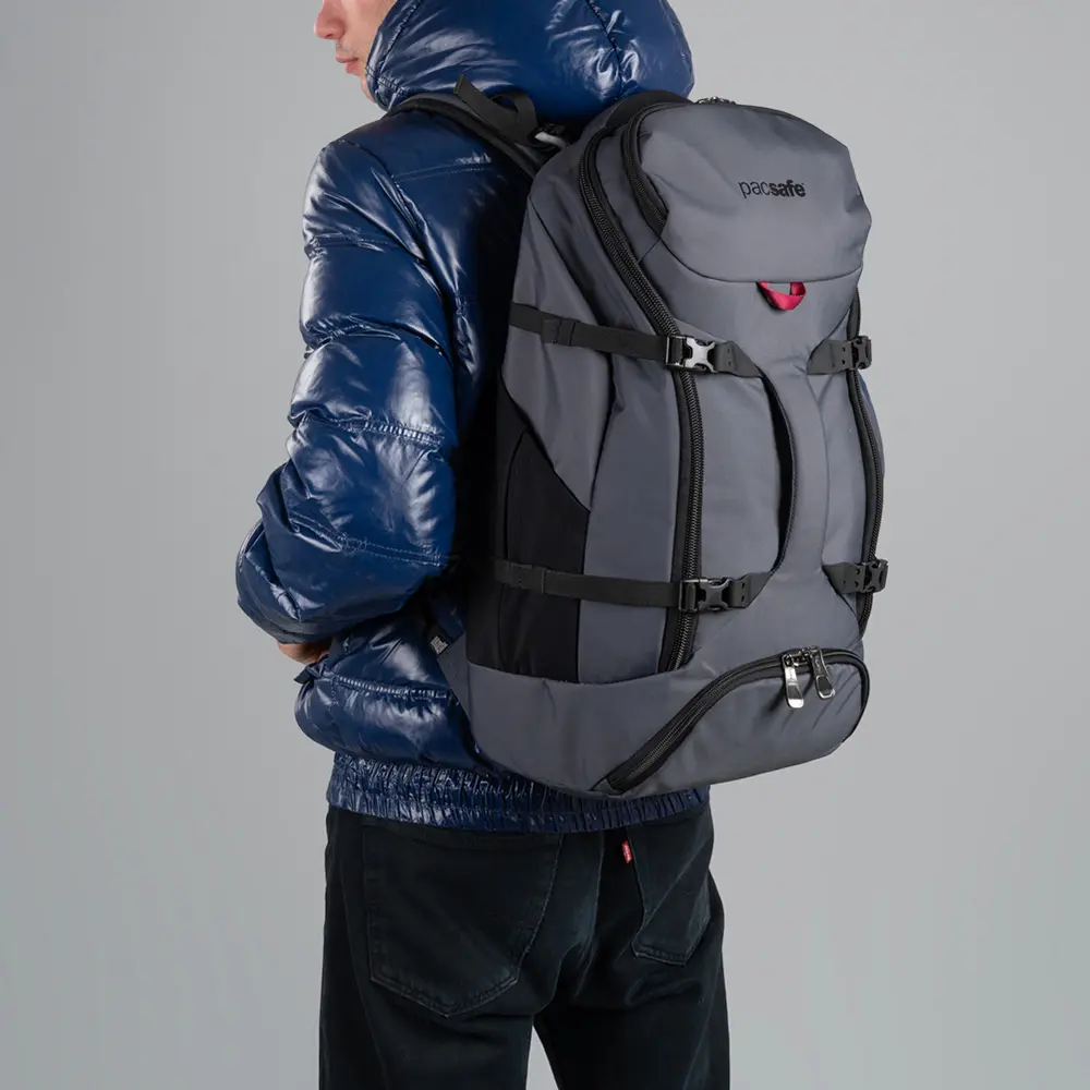 Pacsafe｜Venturesafe EXP35 五大專利防盜 旅行後背包 35L /岩石灰