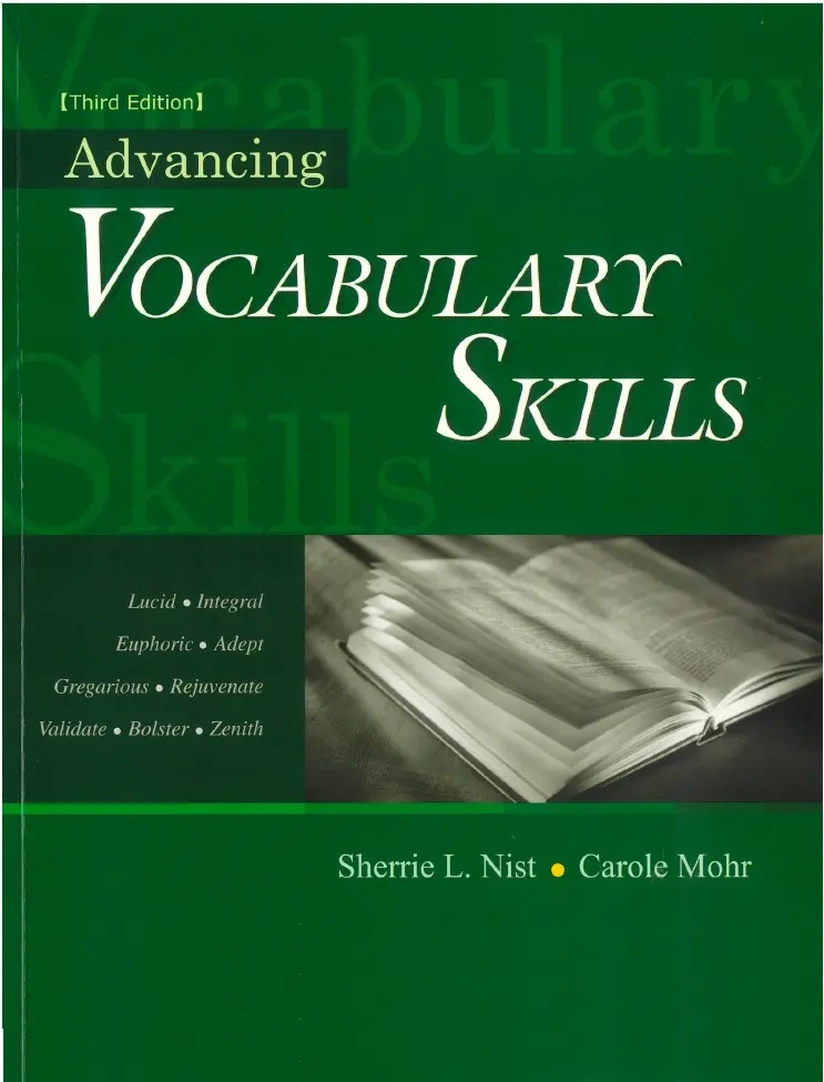 ADVANCING VOCABULARY SKILLS