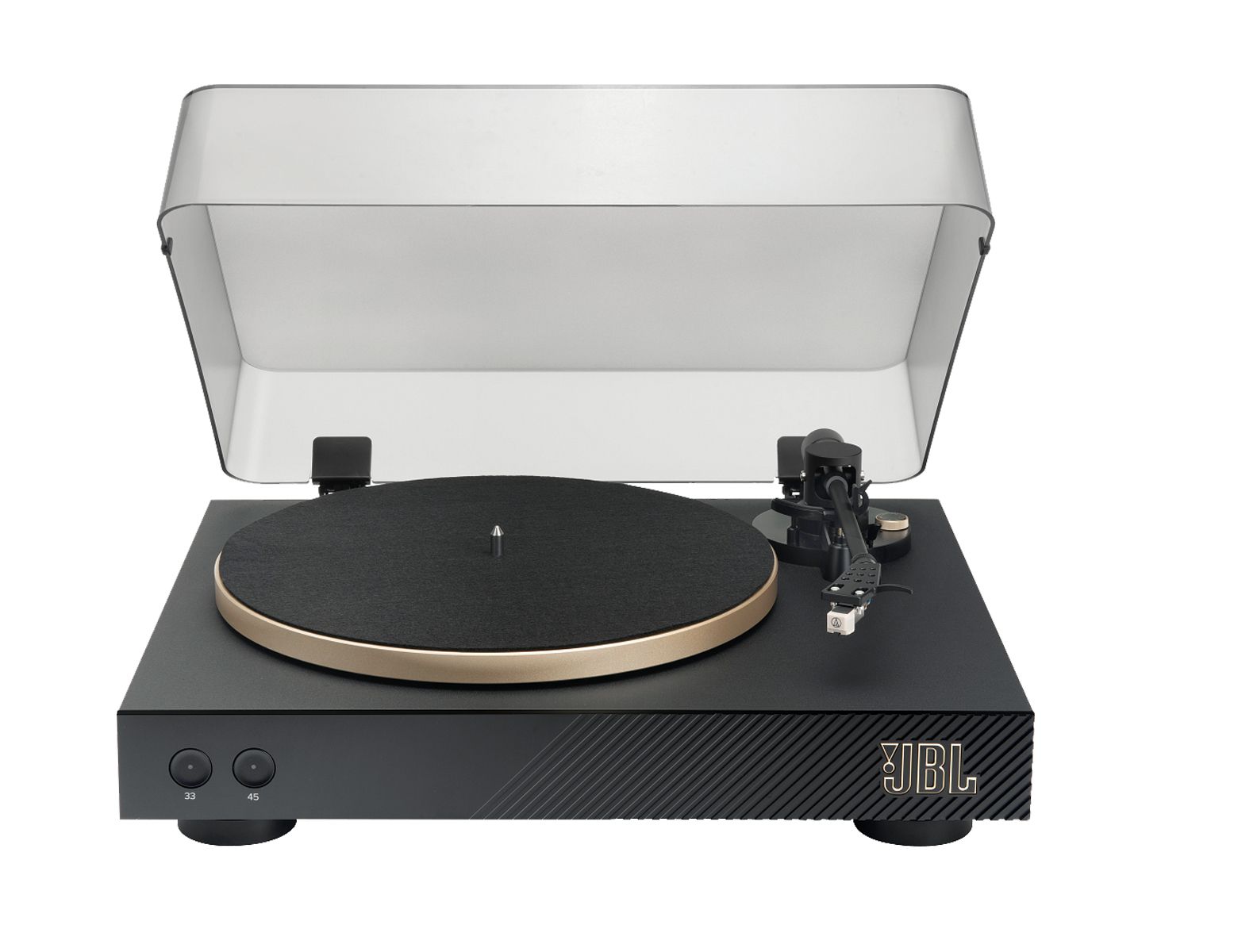 JBL Spinner BT藍牙黑膠唱盤/ 黑金色
