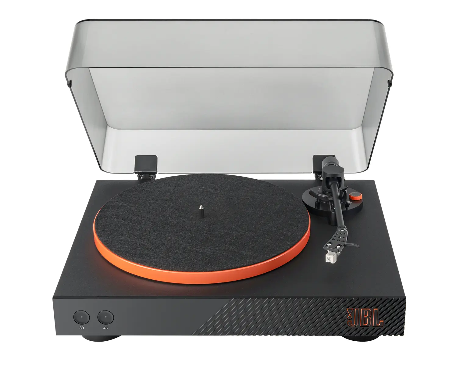 JBL Spinner BT藍牙黑膠唱盤/ 黑橘色
