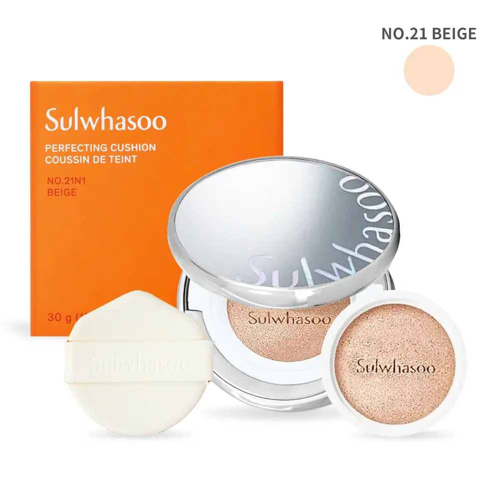 Sulwhasoo 雪花秀 完美珍珠光精華氣墊(柔焦版)(15gX2)SPF50+ PA+++ NO.21 BEIGE-百貨公司貨