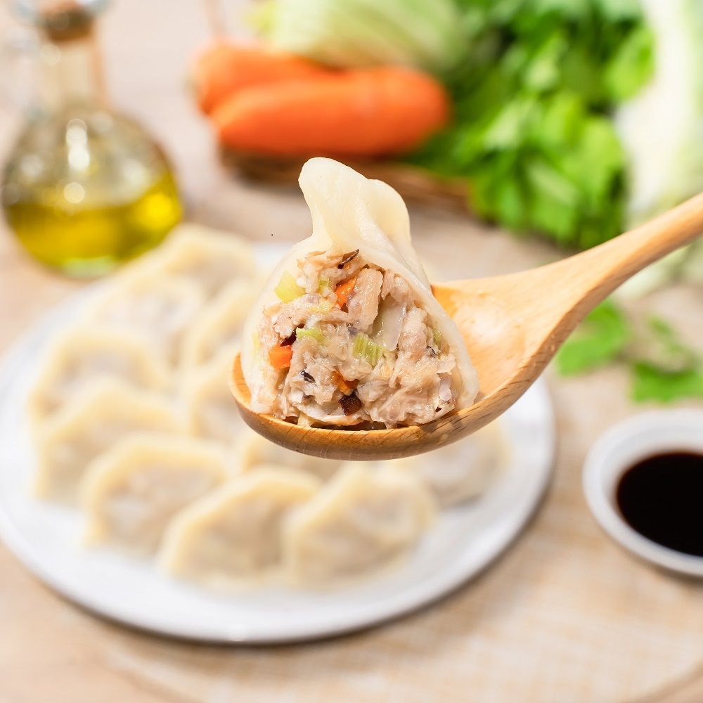 【蘭揚食品】元氣輕蔬餃368G-全素(一包約17顆)