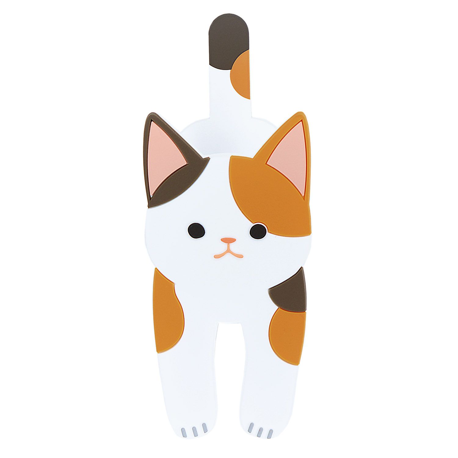 日本收納專家✦TOYO CASE 磁吸折手手掛勾+萬用夾/ 01 Calico Cat