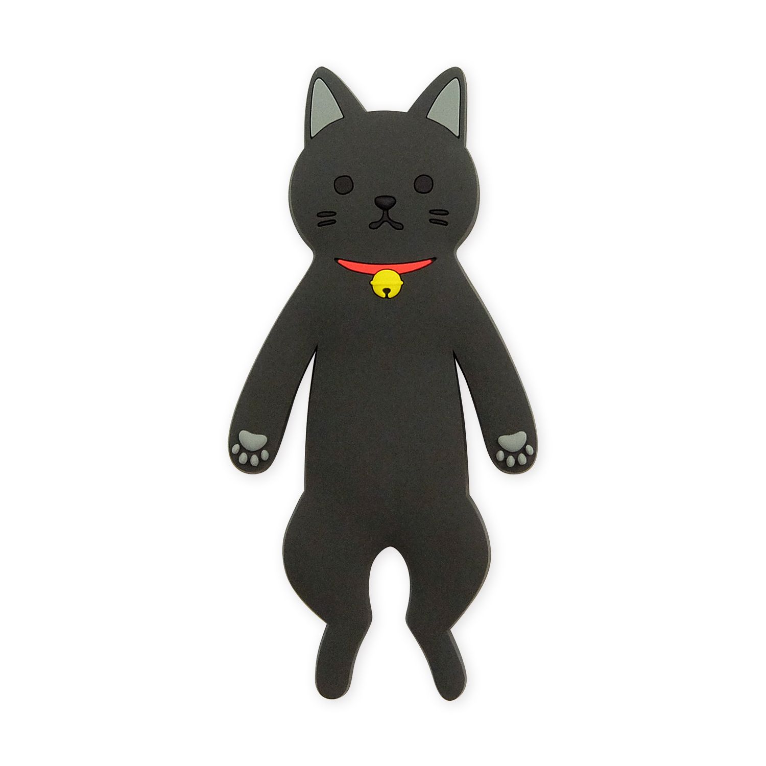 日本 TOYO CASE 無痕壁貼折手手腳交掛勾/ 09 Black Cat