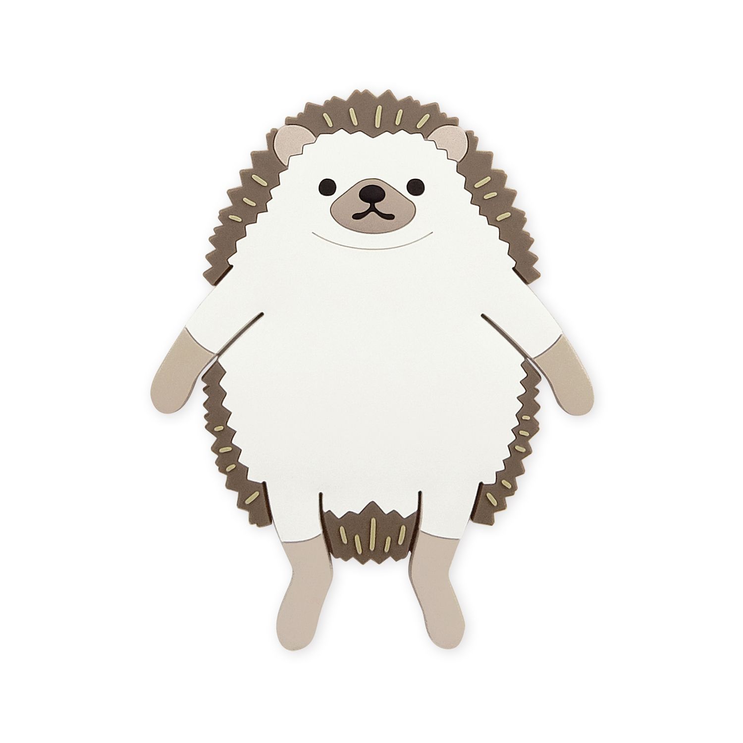 日本 TOYO CASE 無痕壁貼折手手腳交掛勾/ 15 Hedgehog