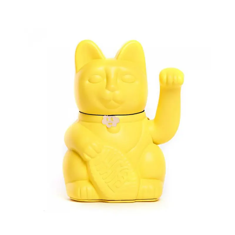 Diminuto Cielo 招財貓/ 18CM/ 檸檬黃