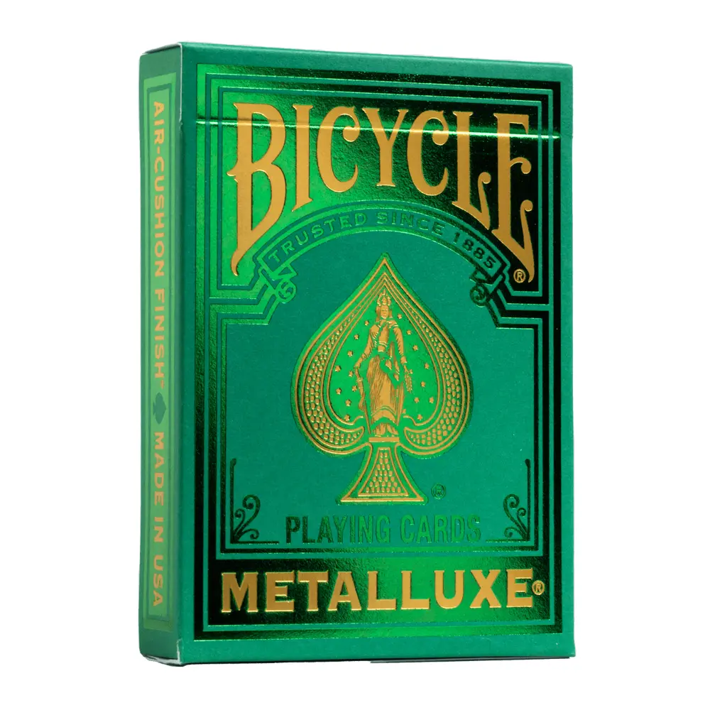 BICYCLE單車撲克牌/ 金屬綠色2022