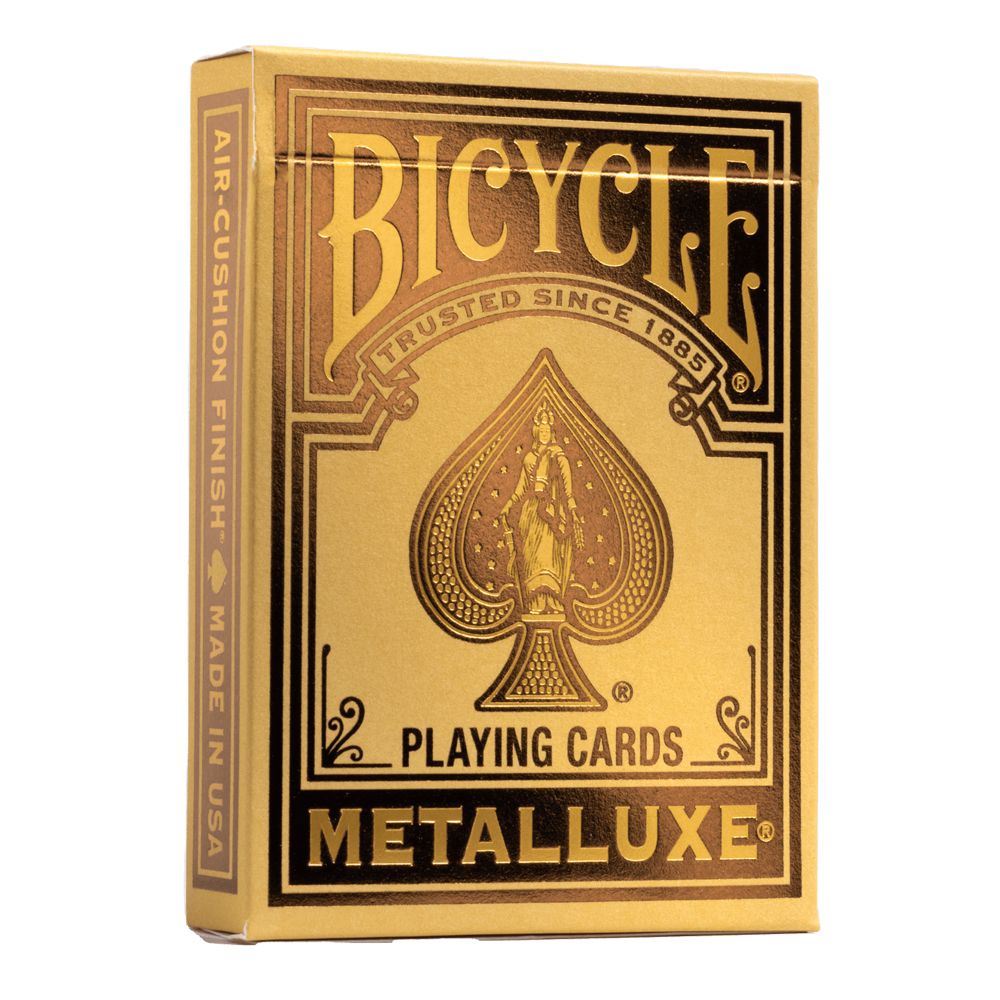 BICYCLE單車撲克牌/ 金屬黃金2022