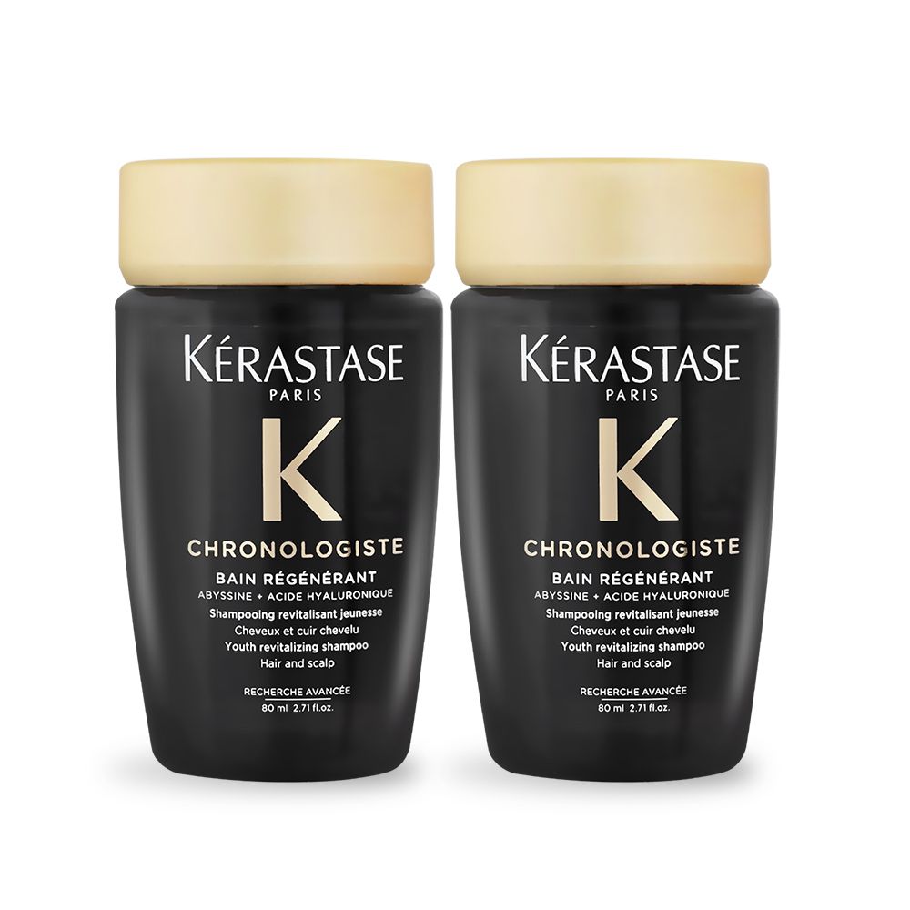 KERASTASE 巴黎卡詩 黑鑽極萃逆時淨髮浴(80ml)X2-平行輸入