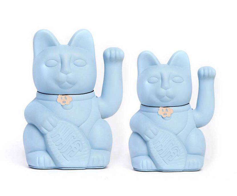 Diminuto Cielo 招財貓/ 淺藍/ 15CM