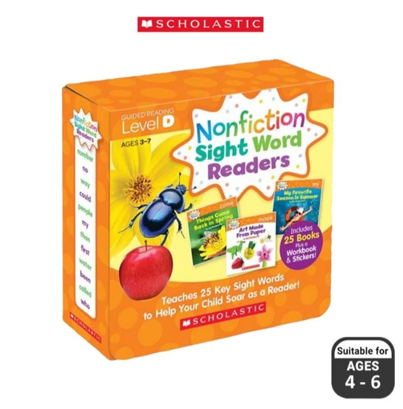 Nonfiction Sight Word Readers Level D (附StoryPlus/貼紙/25冊合售)