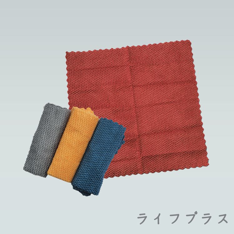 多用途除塵吸水抹布-30x30-4條入x12組