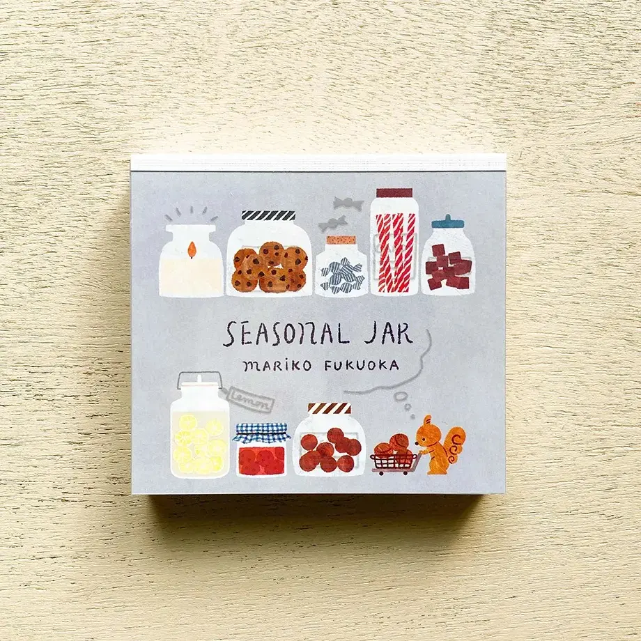 日本 cozyca products 方型便條紙/ Mariko Fukuoka/ 果醬