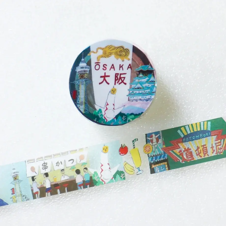 日本 cozyca products 透明裝飾膠帶/ Ai Okino/ 大阪
