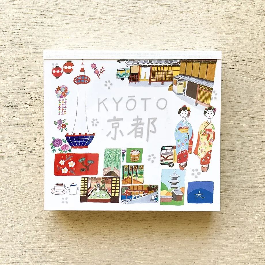 日本 cozyca products 方型便條紙/ Ai Okino/ 京都