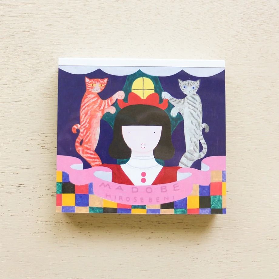 日本 cozyca products 方型便條紙/ Hirose Beni/ Madobe