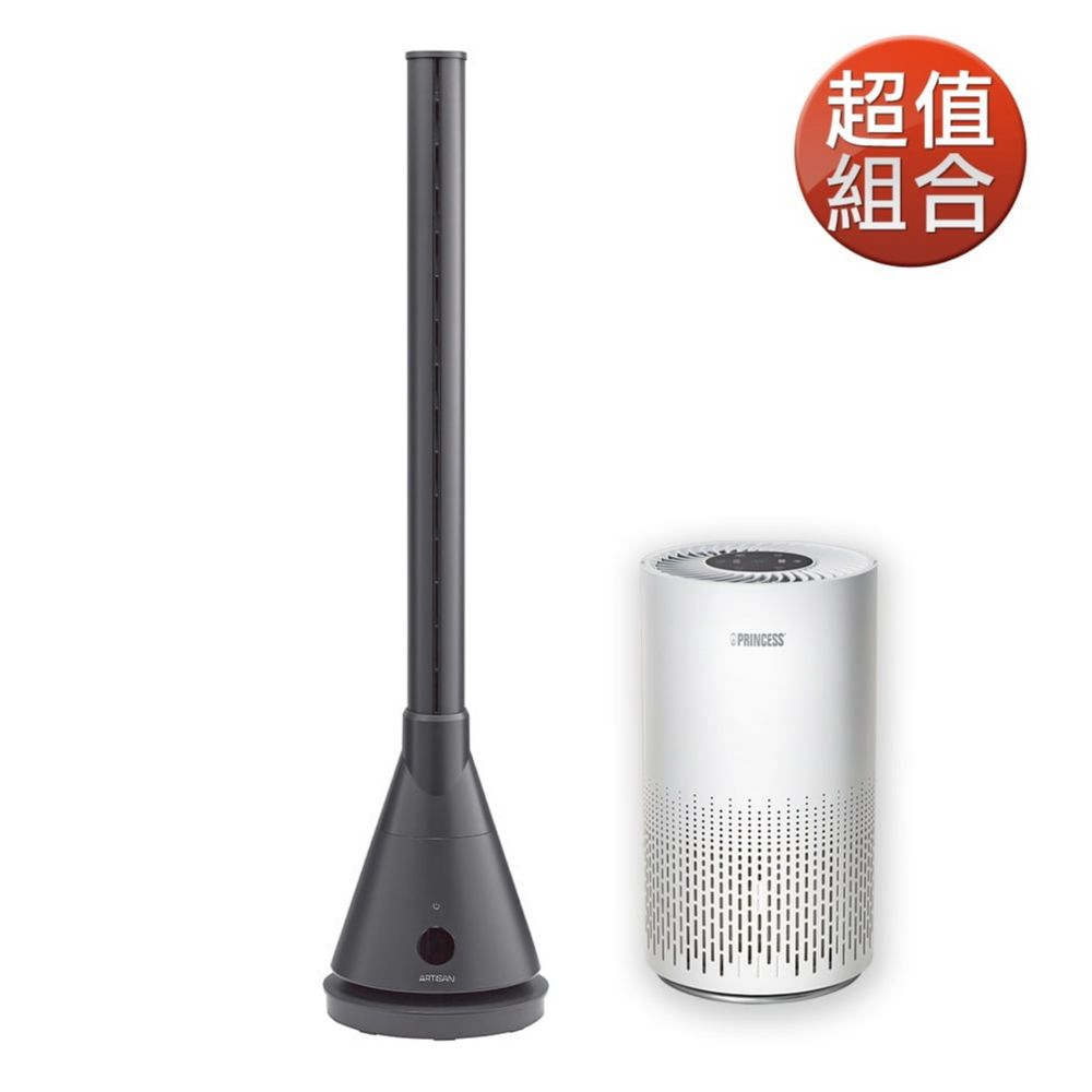【ARTISAN奧堤森】 UV清淨殺菌冷暖風塔型循環扇-TF2000G +空氣清淨機354787