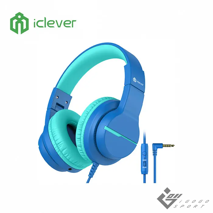 iClever HS19兒童耳機/ 海軍藍