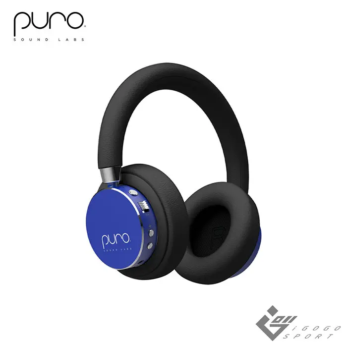 Puro BT2200-Plus無線藍牙兒童耳機/ 寶石藍