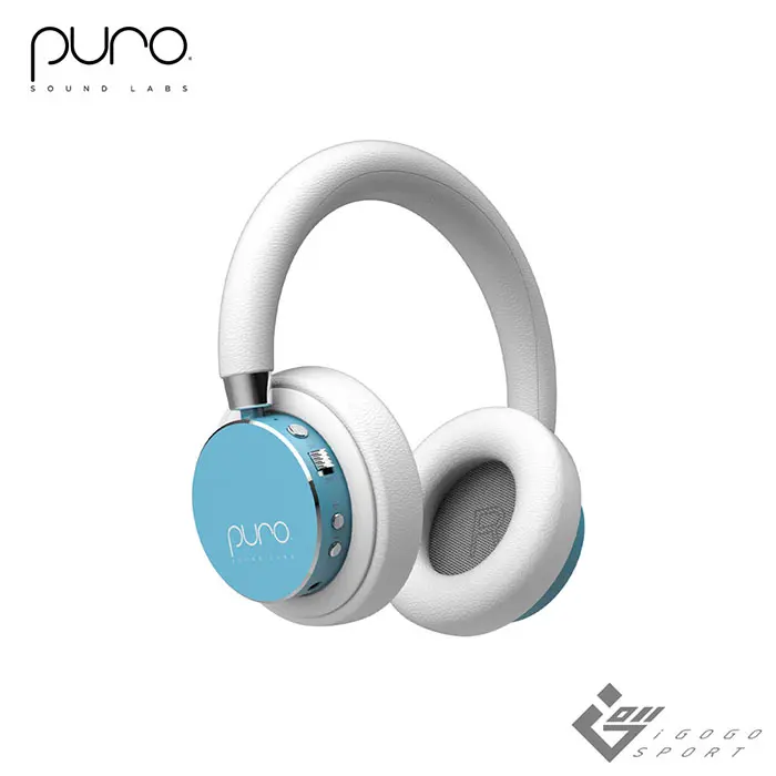Puro BT2200-Plus無線藍牙兒童耳機/ 薄荷藍