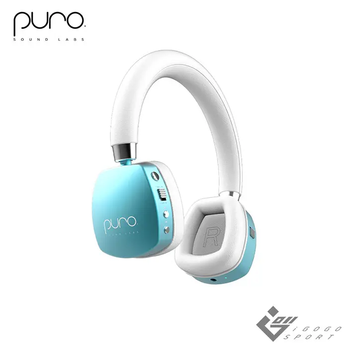 Puro Quiets-Plus降噪無線兒童耳機/ 薄荷藍