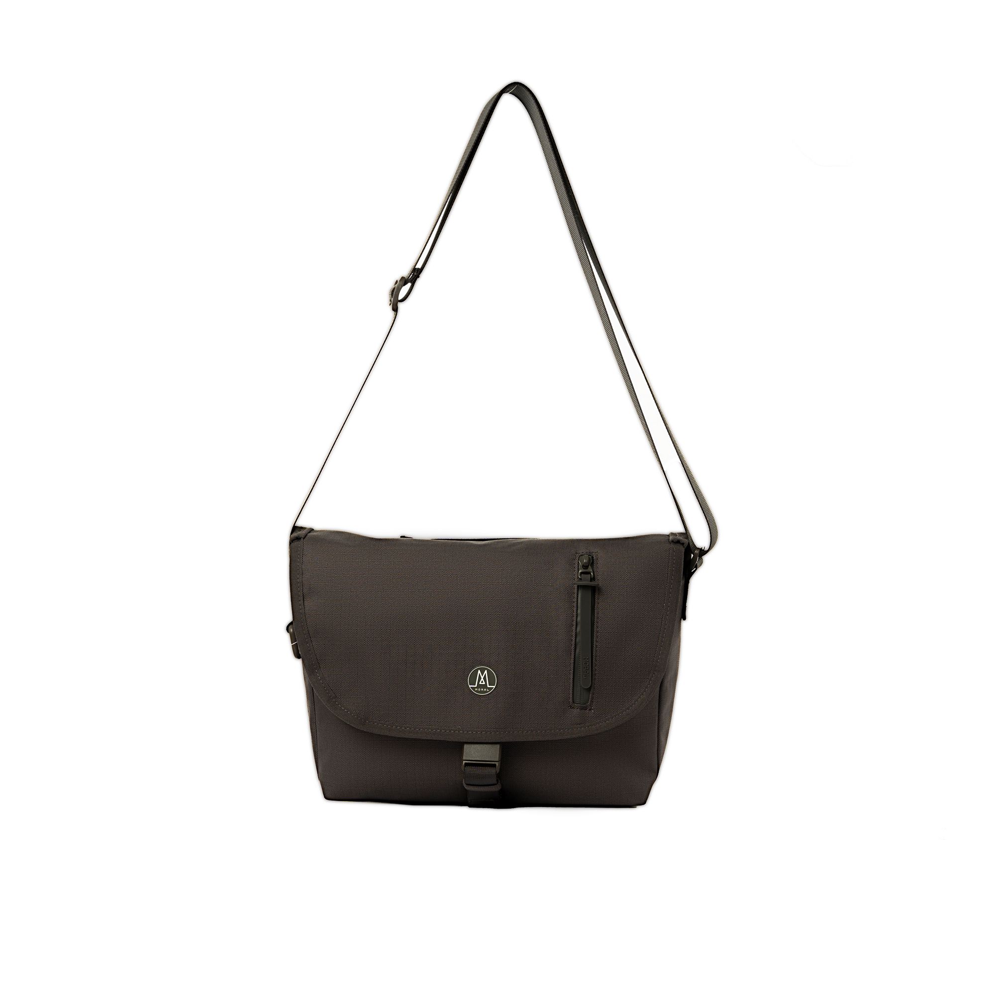 Moral Northside Messenger Medium 郵差包 環保物料/ Grey Olive 橄欖灰/ M