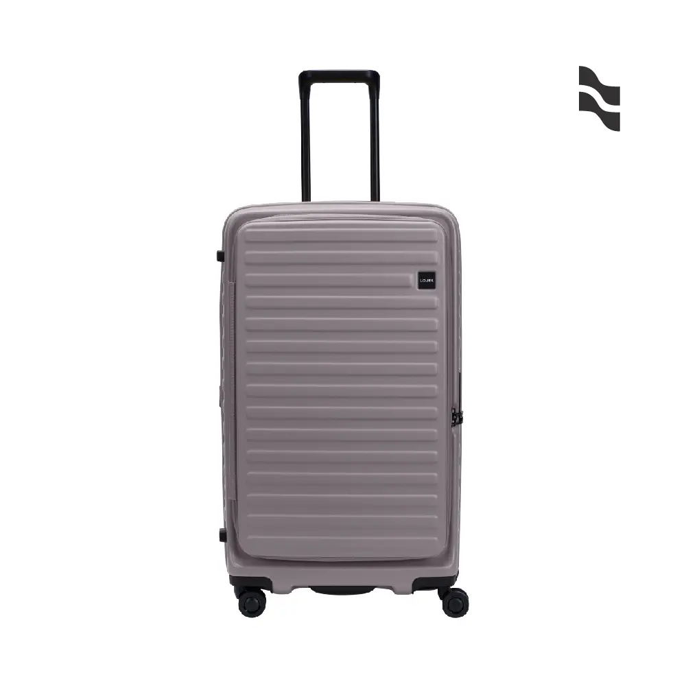 【LOJEL】CUBO FIT 29.5吋前開擴充 防盜拉鍊拉桿箱/ 大地灰