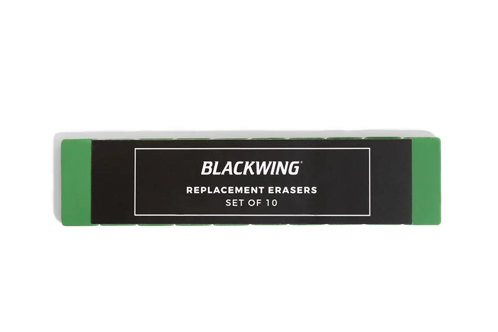 美國 BLACKWING 鉛筆 橡皮擦補充組/ 10入/ 綠
