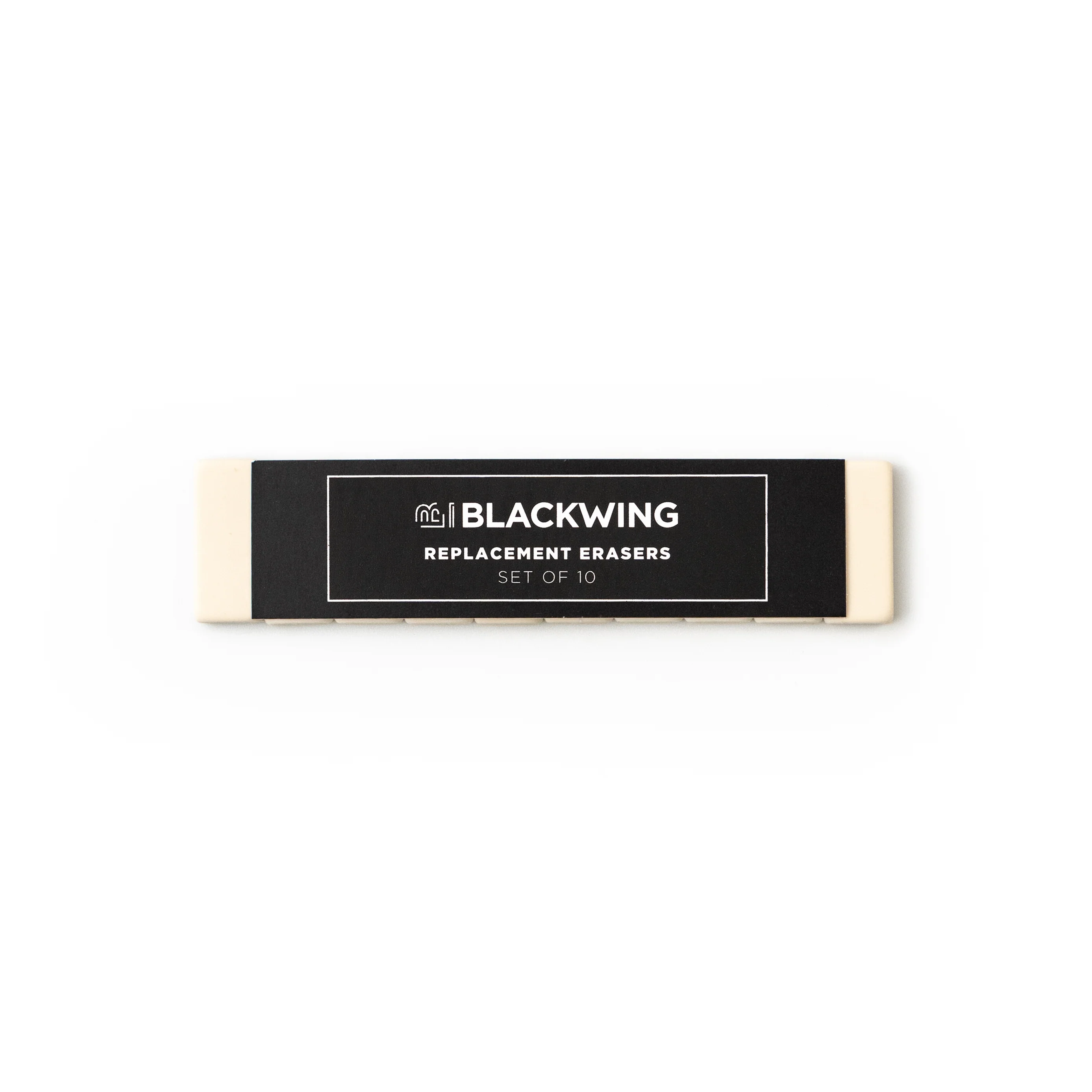 美國 BLACKWING 鉛筆 橡皮擦補充組/ 10入/ 奶油白