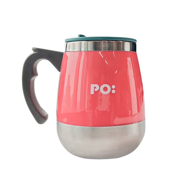 PO:Selected丹麥不鏽鋼咖啡保溫胖胖杯/ 450ml/ 珊瑚粉