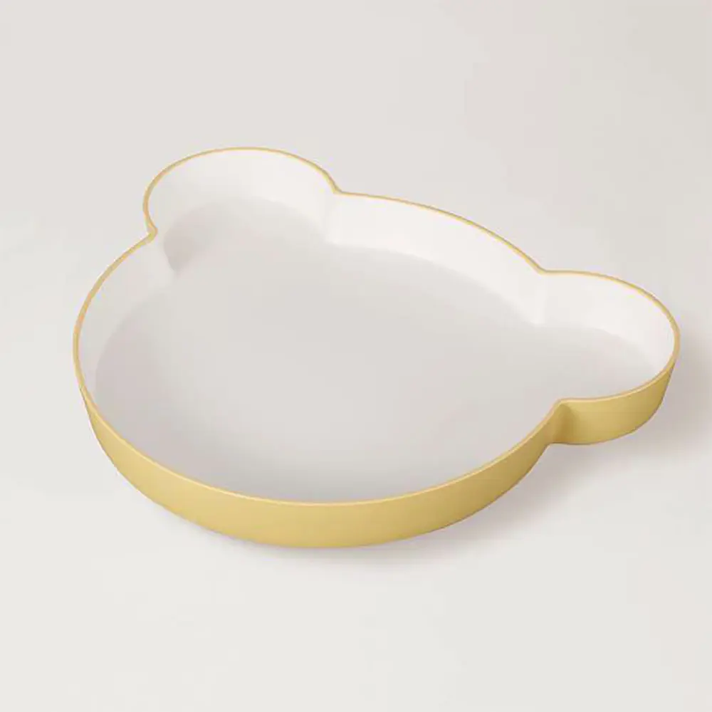 Tak Kids Dish 小熊餐盤 (L)/ 玉米黃
