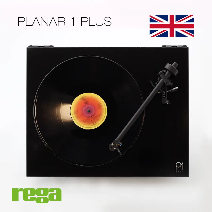 Rega Planar 1 Plus黑膠唱盤/ 黑色