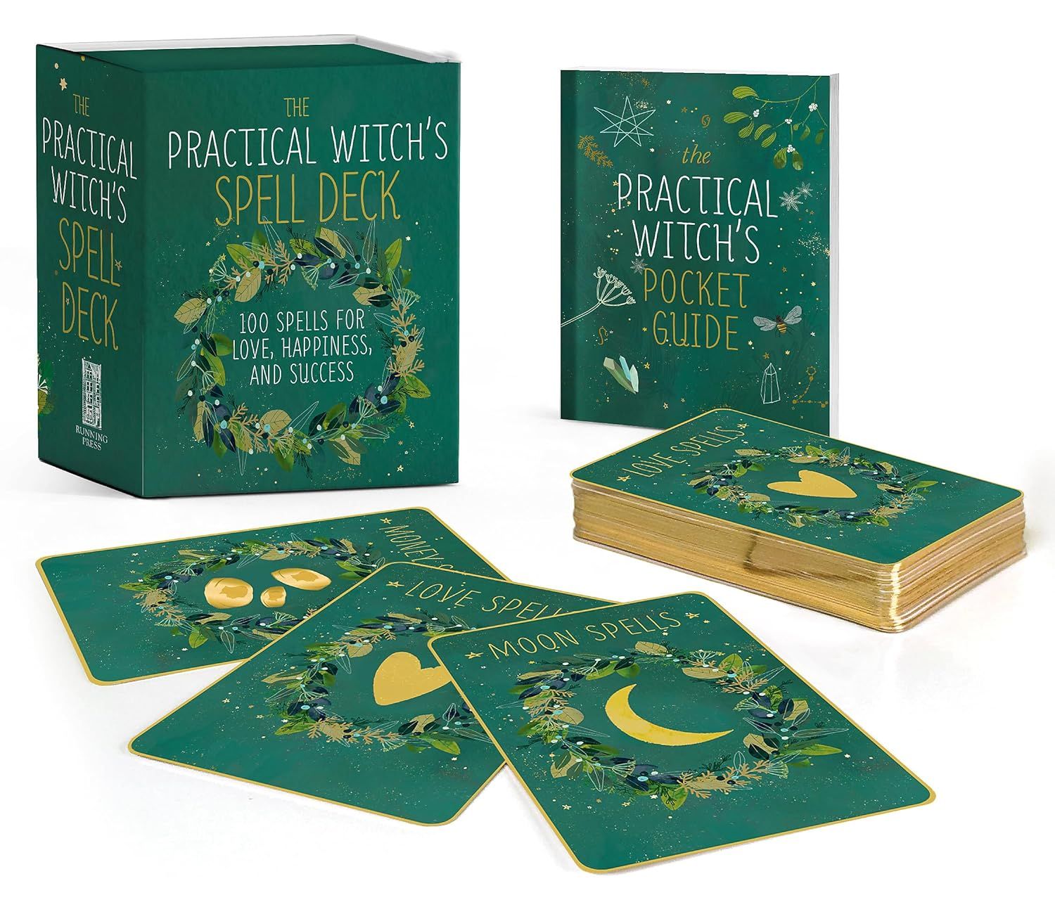 The Practical Witch's Spell Deck: 100 Spells for Love, Happiness, and Success (Miniature Ed./+Cards)