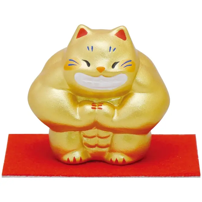 龍虎堂 大肌肉壯壯招財貓擺飾/ S/ Most Muscular