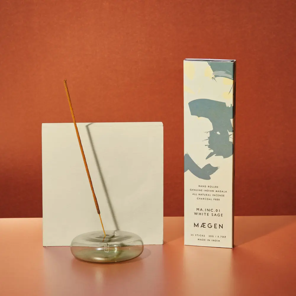 【英國 MÆGEN】瑪薩拉手工線香-白鼠尾草 /25支入