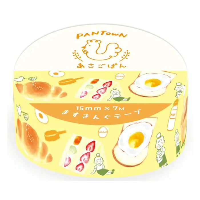 日本 Wa-Life 麵包王國系列 紙膠帶/ 早餐麵包