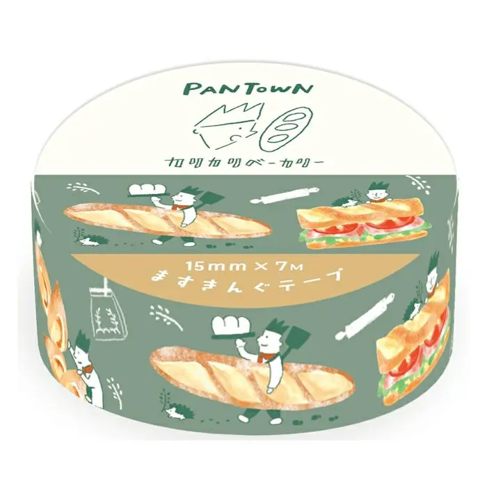 日本 Wa-Life 麵包王國系列 紙膠帶/ 脆脆麵包