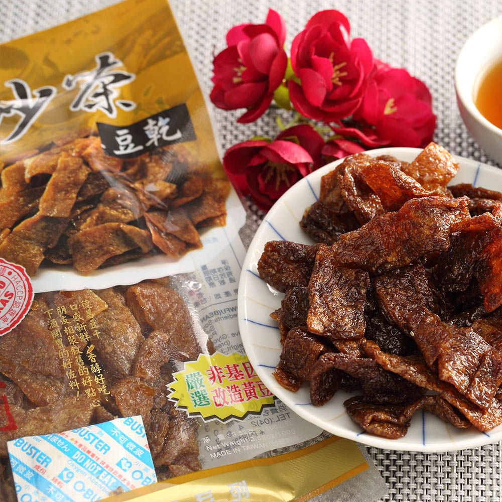 【德昌】非基改沙茶豆干(100g/包)