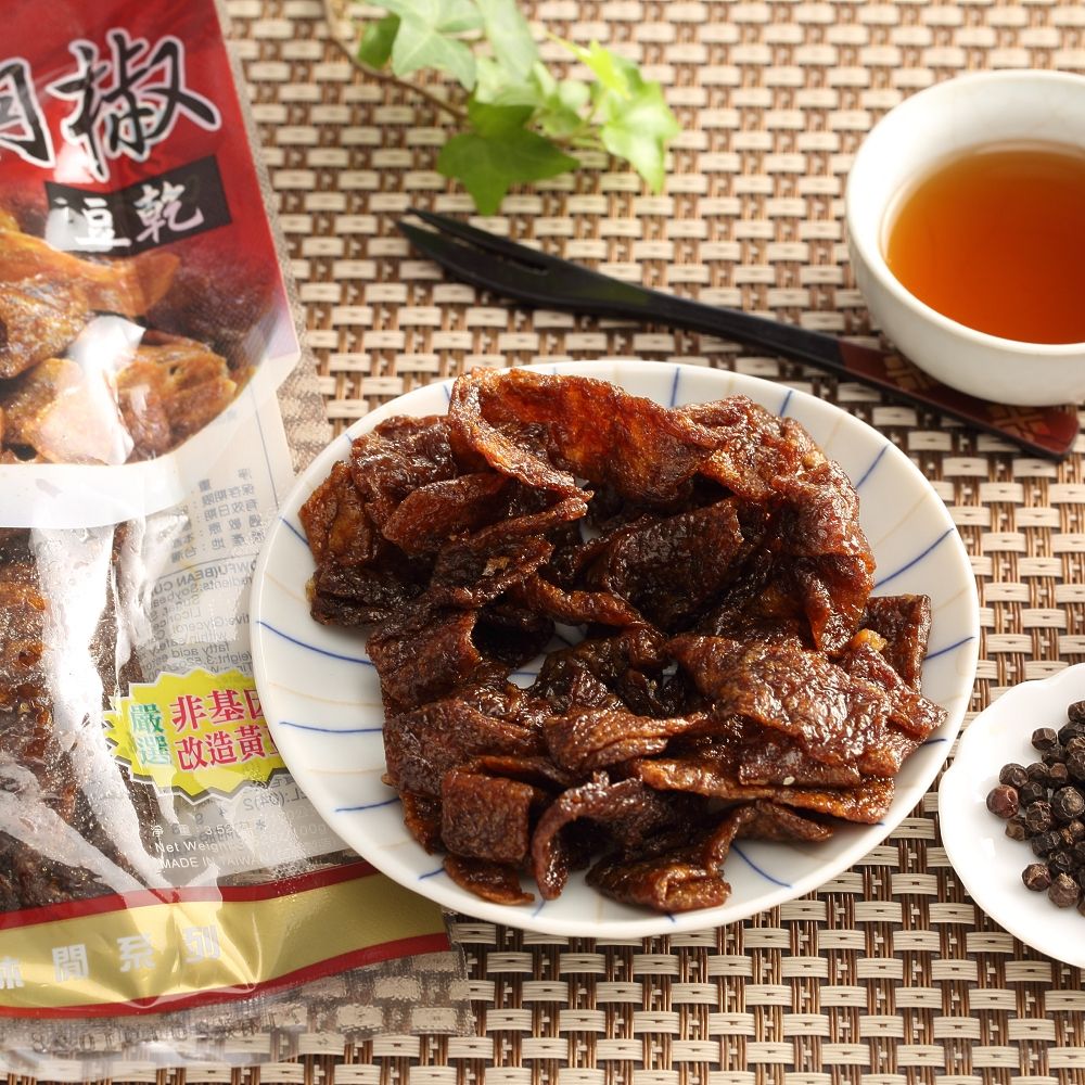 【德昌】非基改黑胡椒豆干(100g/包)