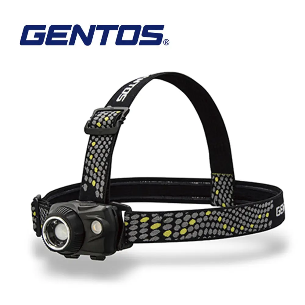 【Gentos】W Star專業高亮度頭燈-USB充電 600流明 IP64 WS-200H